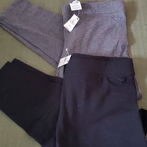 NWT VICTORIA SECRET PINK LEGGINGS set of 2